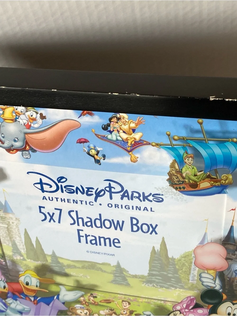 DisneyParks Shadow Box 5x7 Picture Frame Storybook Mickey & Friends Pixar